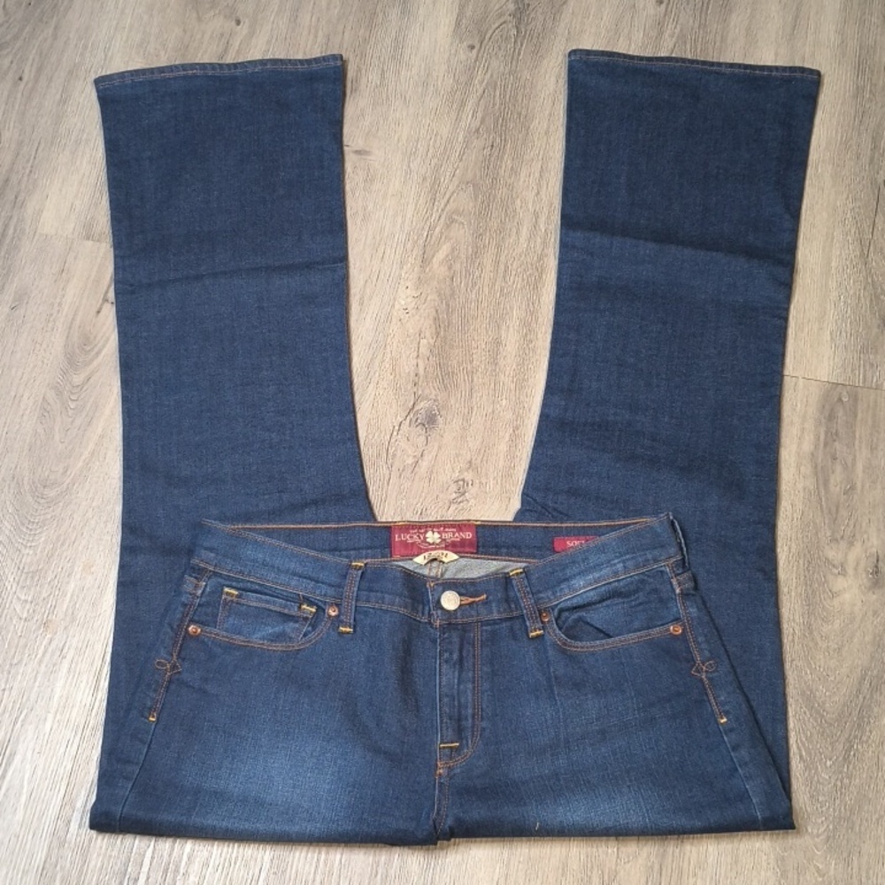 Mid Rise Sofia Bootcut w/32" Inseam Lucky Jeans Size 12 - Picture 2 of 10